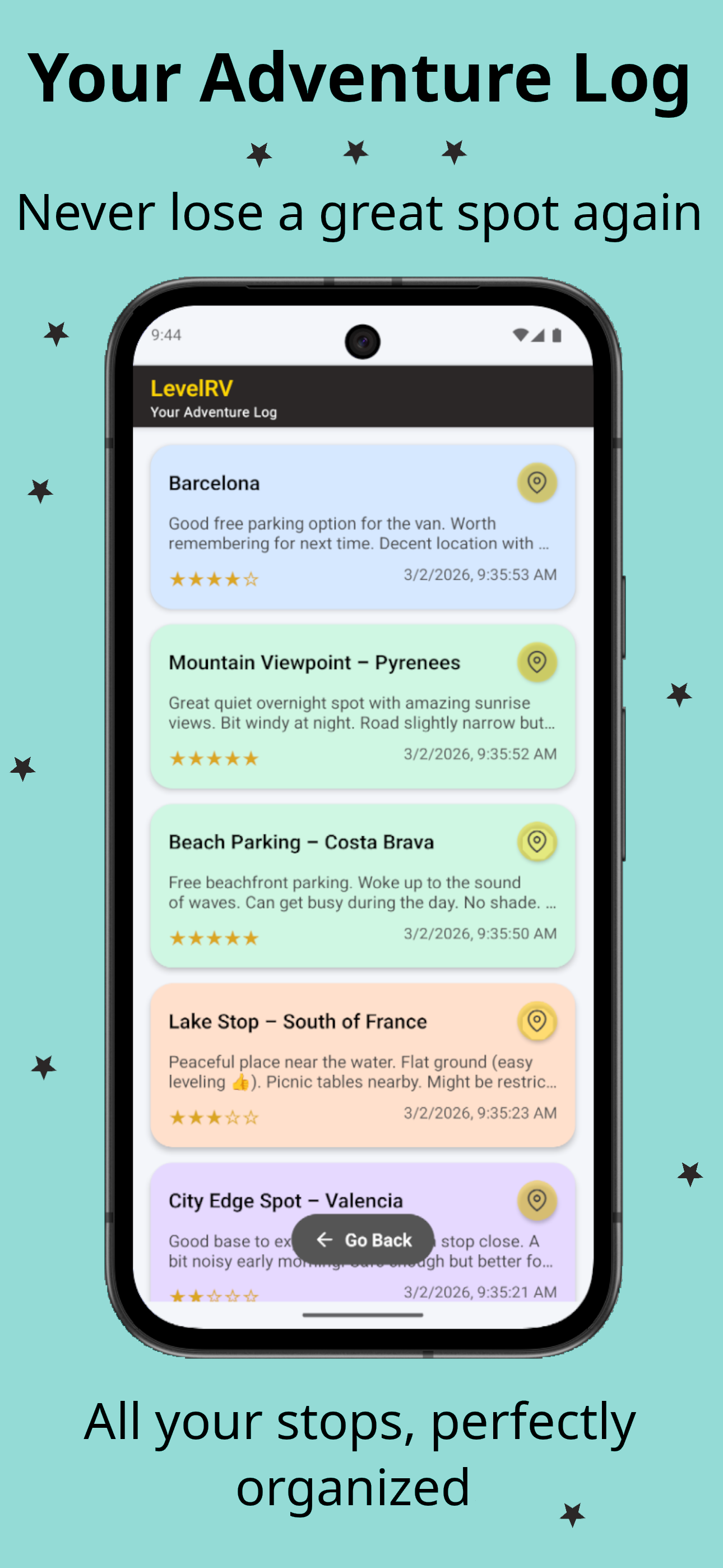 Level RV App Screenshot 6